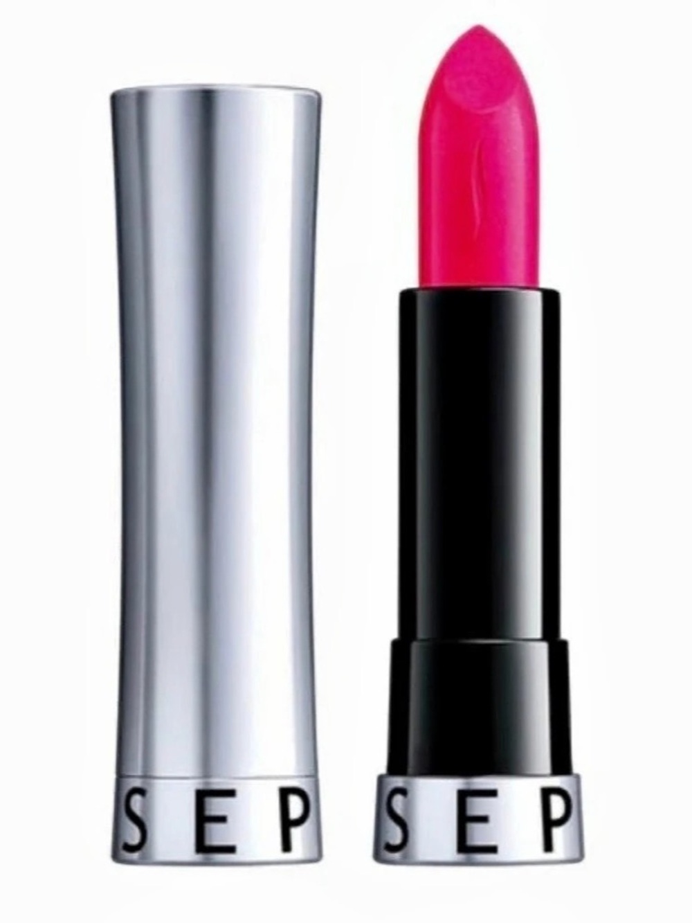 Sephora Rouge Shine Lipstick No. 19 Number Hot Pink Shimmer Color Sparkly